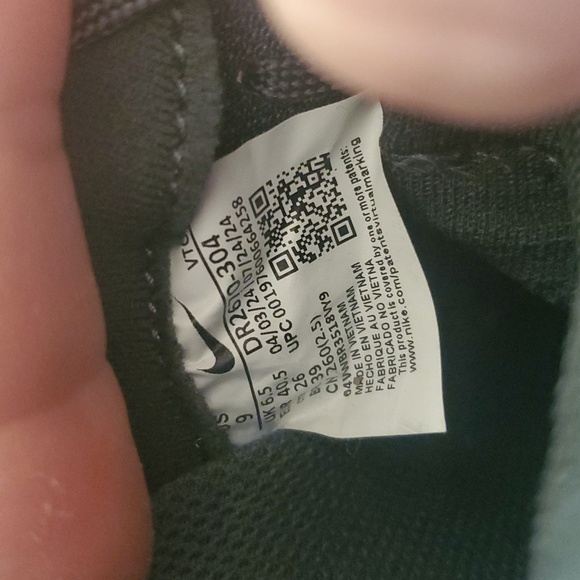 Womens Nike ReactX Infinity 4 Running Shoes Size 9 Vintage Green Jade Horizon - Picture 14 of 16